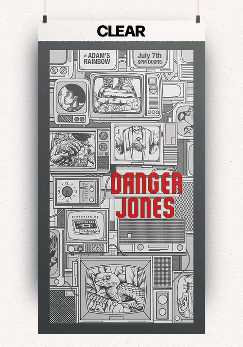 CLEAR PULP RIOT DANGER AND JONES