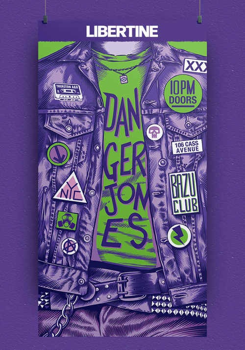 LIBERTINE PULP RIOT DANGER AND JONES