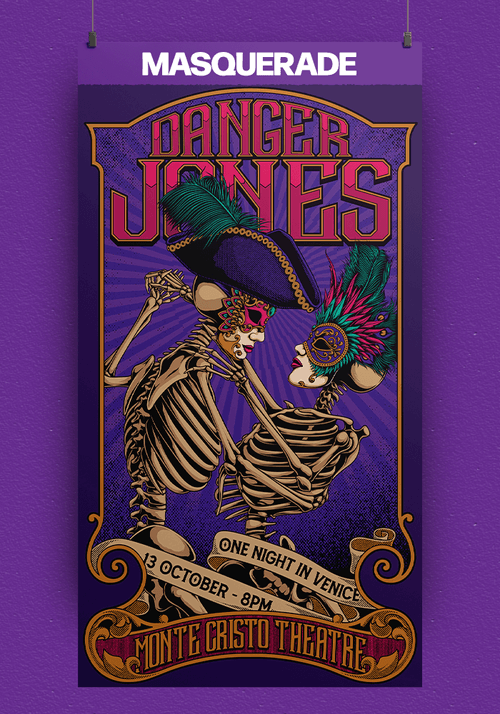MASQUERADE PULP RIOT DANGER AND JONES